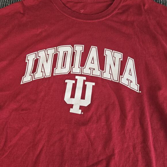 Indiana Hoosiers Shirt Mens 4XL Red NCAA College Basketball Short Sleeve Tee - Picture 2 of 9
